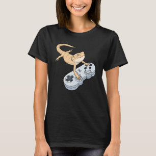 Bearded Dragon Video Game Gamer Pagona Bearded Dr. T-shirt