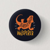 Bearded Dragon Whisperer Grappig Ronde Button 3,2 Cm (Voorkant)