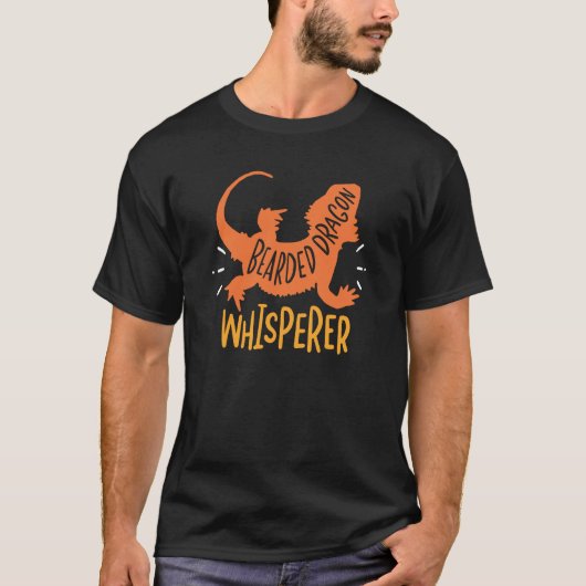 Bearded Dragon Whisperer Grappig T-shirt (Voorkant)