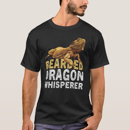 Bearded Dragon Whisperer Lizard Reptile Animals O T-shirt (Voorkant)