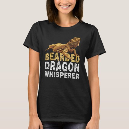 Bearded Dragon Whisperer  Lizard Reptile Animals O T-shirt (Voorkant)