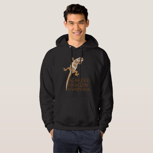 Bearded Dragon Whisperer Pet Hoodie (Voorkant volledig)