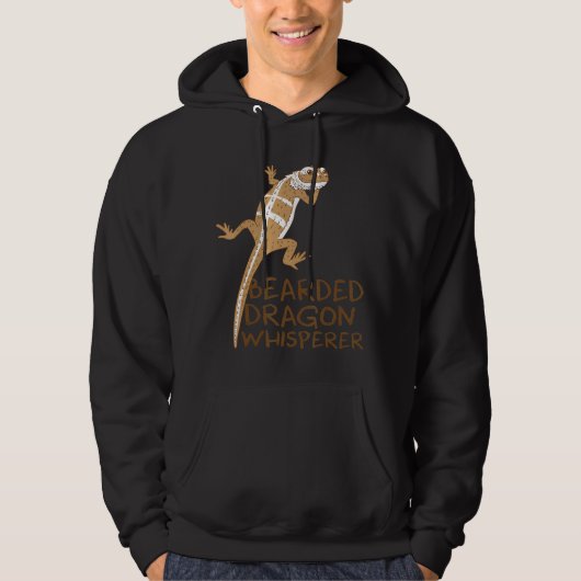 Bearded Dragon Whisperer Pet Hoodie (Voorkant)