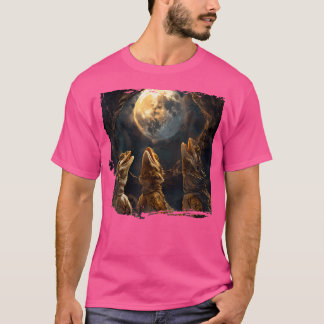 Bearded Dragons huilen bij maan Bearded Dragons Ei T-shirt