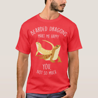 Bearded Dragons maken me blij 1 T-shirt