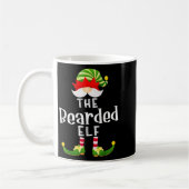 Bearded Elf Group Christmas Funny Pajama Party  Koffiemok (Links)