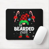 Bearded Gnome Red Buffalo Plaid Matching Family Ch Muismat (Met muis)