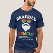 Bearded Guncle T-shirt (Voorkant)