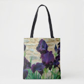 Bearded Iris All Over Print Bag Tote Bag (Voorkant)