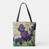 Bearded Iris All Over Print Bag Tote Bag (Achterkant)