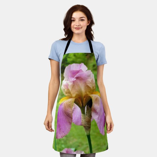 Bearded Iris All Over Print Schort (Gedragen)