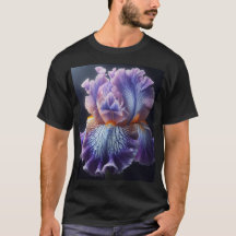 Bearded Iris Floral Paarse en Blauw
