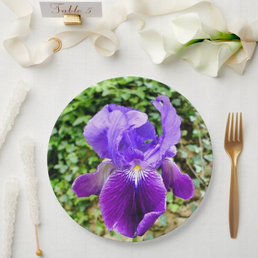 Bearded Iris Paper Bord (Huwelijk)