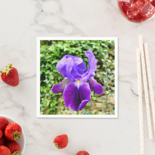 Bearded Iris Papieren servetten