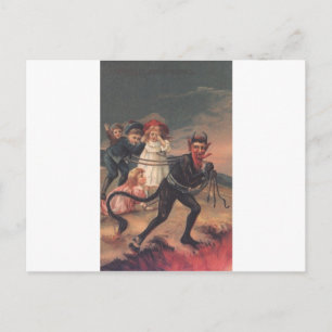 Bearded Krampus Briefkaart