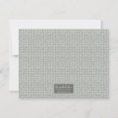 Bearded Man Mannen Stationery Notitiekaartje (Achterkant)