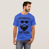 Bearded Nation T-shirt (Voorkant volledig)