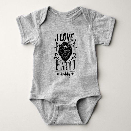 Bearded papa Onsie Romper (Voorkant)