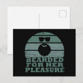 Bearded quotes grappige baard gezegden geschenken feestdagenkaart (Voorkant / Achterkant)