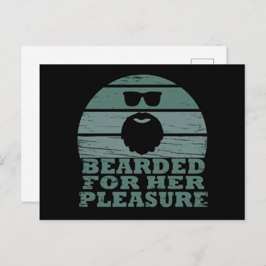 Bearded quotes grappige baard gezegden geschenken feestdagenkaart (Voorkant / Achterkant)