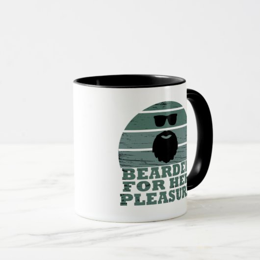 Bearded quotes grappige baard gezegden geschenken mok (Voorkant rechts)