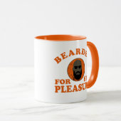 Bearded quotes grappige baard gezegden geschenken mok (Voorkant rechts)