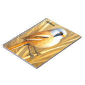 Bearded Reedling Bird Art Notebook | Wildlife Jour Notitieboek (Linkerzijde)