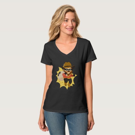 Bearded robber old style t-shirt (Voorkant volledig)