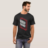Bearded Teacher Job Title Appreciation Retro T-shirt (Voorkant volledig)
