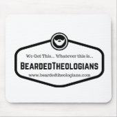 Bearded Theologians Mousepad Muismat (Voorkant)
