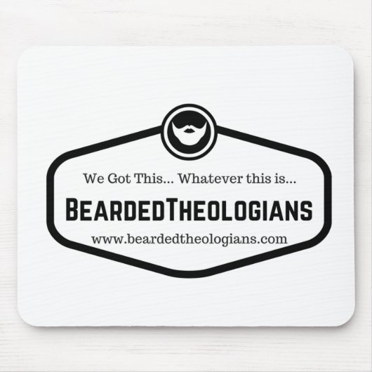 Bearded Theologians Mousepad Muismat (Voorkant)