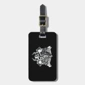 Bearded Viking Warrior Bagagelabel (Voorkant verticaal)