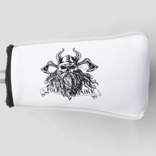 Bearded Viking Warrior Golfheadcover (Voorkant)
