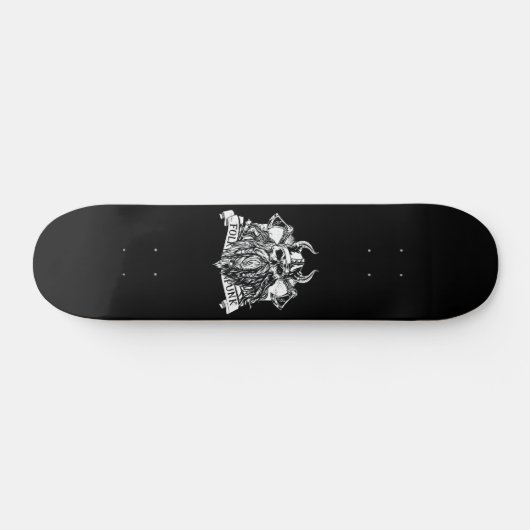 Bearded Viking Warrior Persoonlijk Skateboard (Horizontaal)