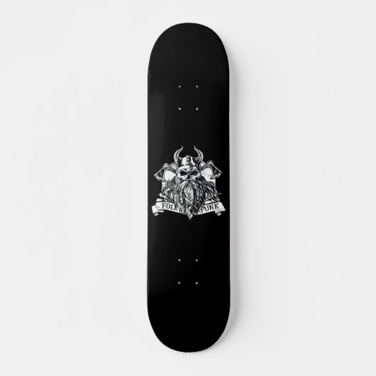 Bearded Viking Warrior Persoonlijk Skateboard (Voorkant)