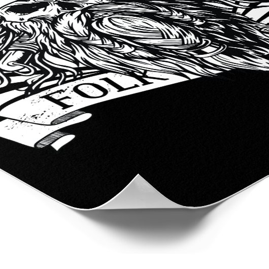 Bearded Viking Warrior Poster (Hoek)