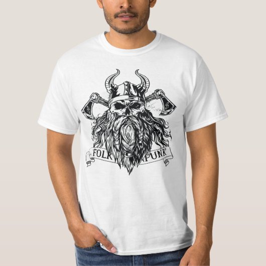 Bearded Viking Warrior T-shirt (Voorkant)