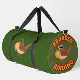 Bearded Vogel Gallant Groene Baret Vogel Groot Plunjezak