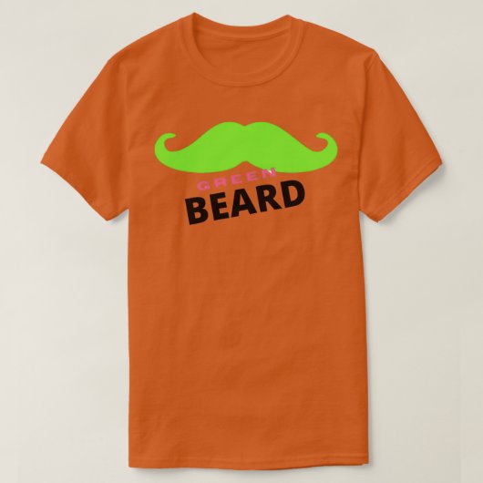 BeardGreen BeardBeard LoverCrunchy Beard T-shirt (Design voorkant)