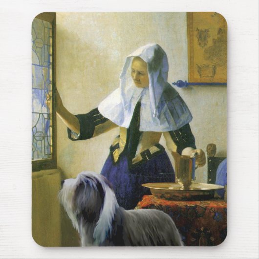 Beardie 10 - Pitcher - Gepersonaliseerd Muismat (Voorkant)