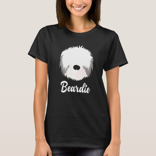 Beardie Bearded Collie T-shirt (Voorkant)