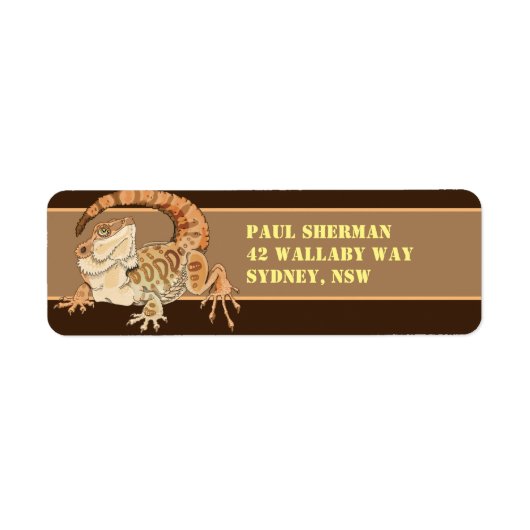 Beardie Bestie! Etiket (Voorkant)