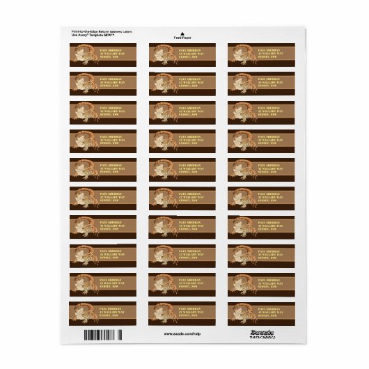 Beardie Bestie! Etiket (Full Sheet)