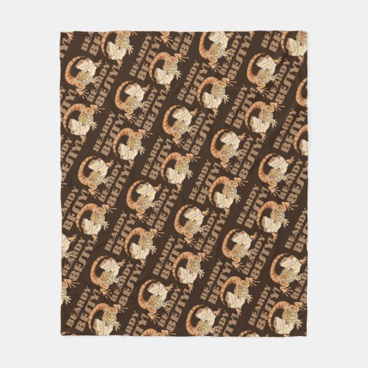 Beardie Bestie Fleece Deken (Voorkant)
