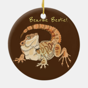 Beardie Bestie! Keramisch Ornament