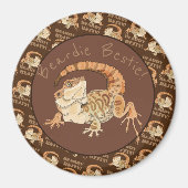 Beardie Bestie! Magneet (Voorkant)
