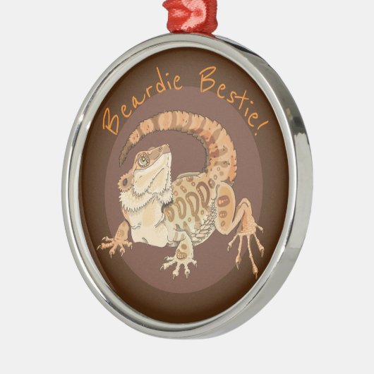 Beardie Bestie! Ornament (Links)