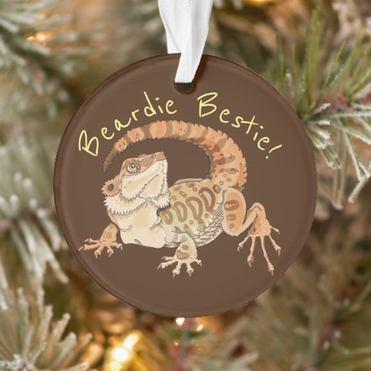 Beardie Bestie! Ornament (Boom)