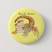 Beardie Bestie! Ronde Button 5,7 Cm (Voorkant)