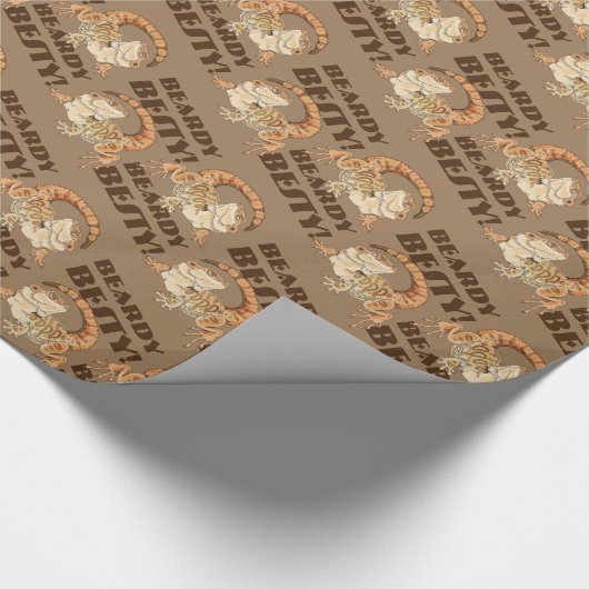 Beardie Bestie Wrapping Paper Cadeaupapier (Hoek)